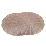 Table Mat Vinyl 6 Pcs Set - F - Copper, Home & Lifestyle, Mats, Chase Value, Chase Value