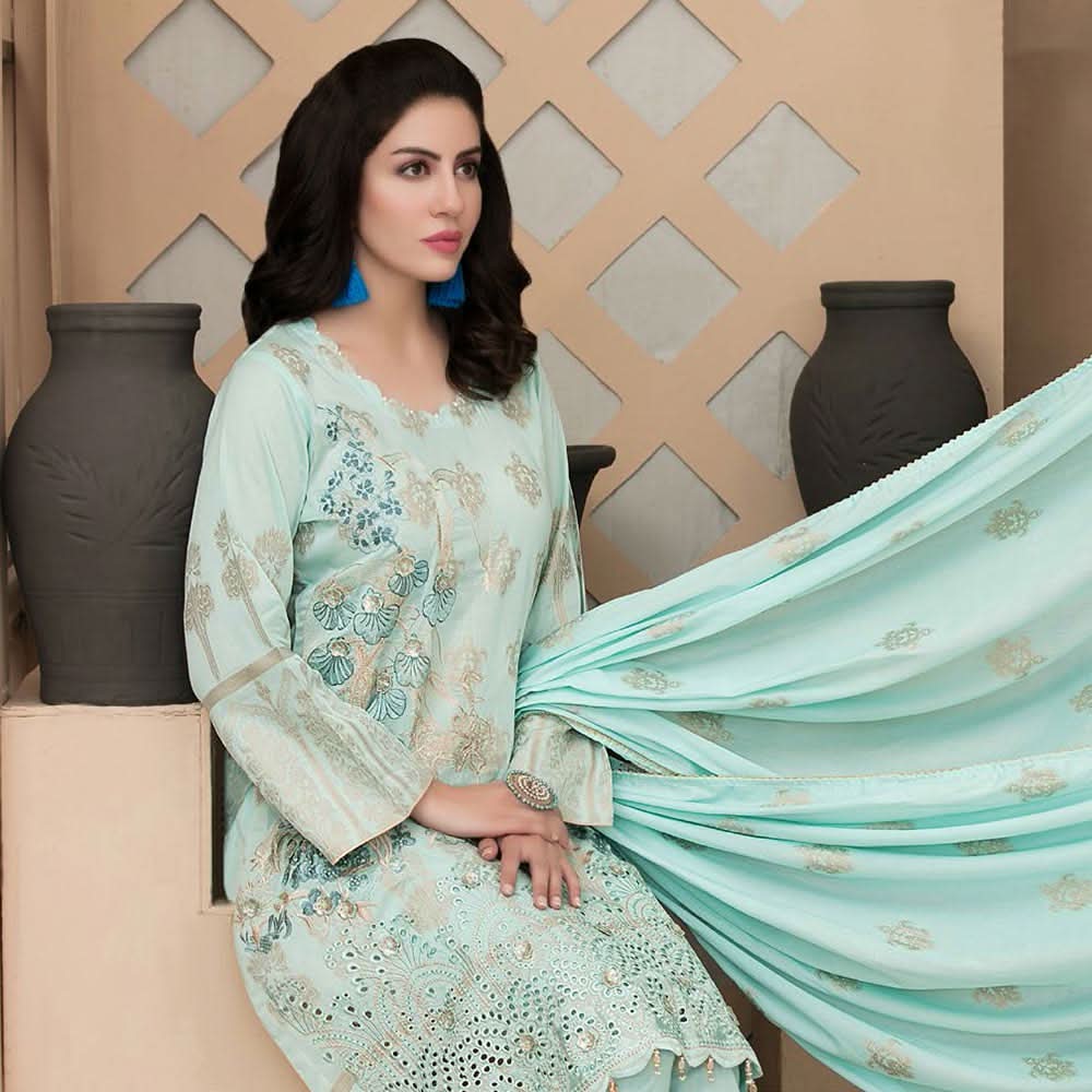 Tawakkal Pandora Jacquard Chicken Kari Lawn 3 Pcs Un-Stitched Suit - 1492, Women, 3Pcs Shalwar Suit, Tawakkal Fabrics, Chase Value