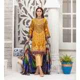Tawakkal Dilara Linen Embroidered Unstitched 3Pcs Suit, Women, 3Pcs Shalwar Suit, Tawakkal Fabrics, Chase Value