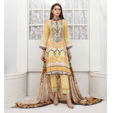 Tawakkal Dilara Linen Embroidered Unstitched 3Pcs Suit, Women, 3Pcs Shalwar Suit, Tawakkal Fabrics, Chase Value