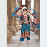 Orissa Digital Printed Chikan Kari Linen 3 Pcs Un-Stitched Suit - 2708, Women, 3Pcs Shalwar Suit, Rashid Textiles, Chase Value
