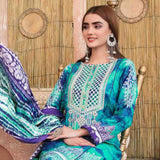 Tawakkal Aashnaa Linen Printed unstitched 3pc Embroidered Suit, Women, 3Pcs Shalwar Suit, Tawakkal Fabrics, Chase Value
