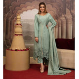 Sheesh Mahal Chikankari Schiffli 3 Pcs Un-Stitched Suit - 9517, Women, 3Pcs Shalwar Suit, Tawakkal Fabrics, Chase Value