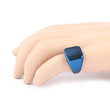 Men's Titanium Ring - Blue - test-store-for-chase-value