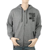 Men's Fleece Zip Jacket - Dark Grey, Men, Jackets and Hoodies, Chase Value, Chase Value