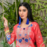 Zarang Embroidered Cotton 3 Piece Un-Stitched Suit - DA2202, Women, 3Pcs Shalwar Suit, Rana Arts, Chase Value