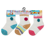 Newborn Socks Pack Of 3 - DD, Newborn Caps, Shoes & Socks, Chase Value, Chase Value