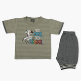 Boys Half Sleeves Short Suit - Light Green, Boys Sets & Suits, Chase Value, Chase Value