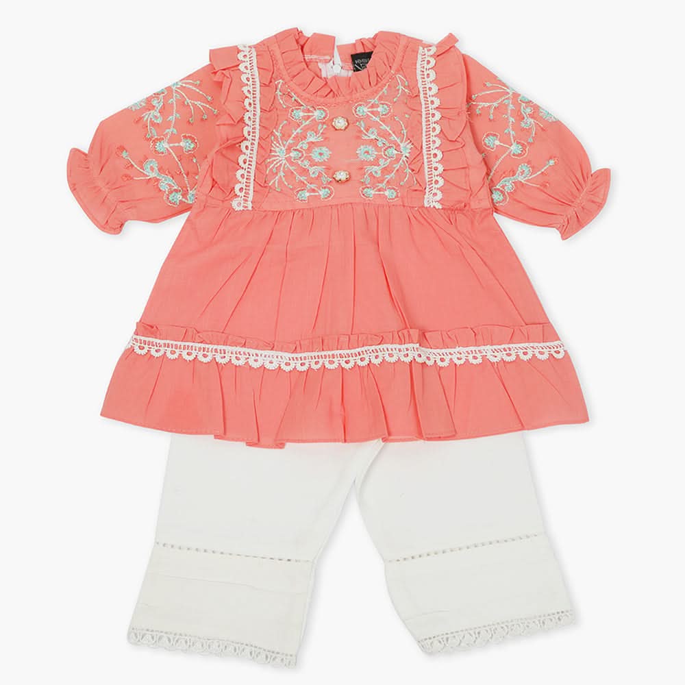 Girls Shalwar Suit - Pink, Girls Shalwar Kameez, Chase Value, Chase Value