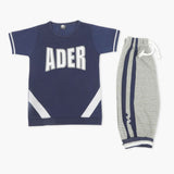 Boys Half Sleeves Suit - Navy Blue, Boys Sets & Suits, Chase Value, Chase Value