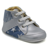 Newborn Girls Booties Shoes - Silver, Newborn Caps, Shoes & Socks, Chase Value, Chase Value