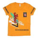 Boys Half Sleeves T-Shirt - Mustard, Kids, Boys T-Shirts, Chase Value, Chase Value