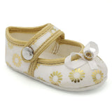 Newborns Girls Net Pumpy - Light Brown, Newborn Caps, Shoes & Socks, Chase Value, Chase Value