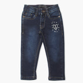 Girls Denim Pant - Dark Blue, Girls Pants & Capri, Chase Value, Chase Value