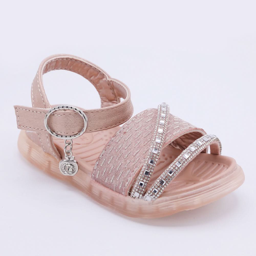 Girls Sandal - Peach, Girls Sandals, Chase Value, Chase Value