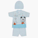 Newborn Boys Half Sleeves Suit - Blue, Newborn Boys Sets & Suits, Chase Value, Chase Value