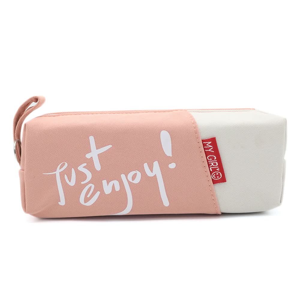Pencil Pouch - Peach, Pencil Boxes & Stationery Sets, Chase Value, Chase Value