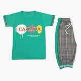 Boys Half Sleeves Suit - Green, Boys Sets & Suits, Chase Value, Chase Value