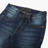 Girls Denim Pant - Dark Blue, Girls Pants & Capri, Chase Value, Chase Value