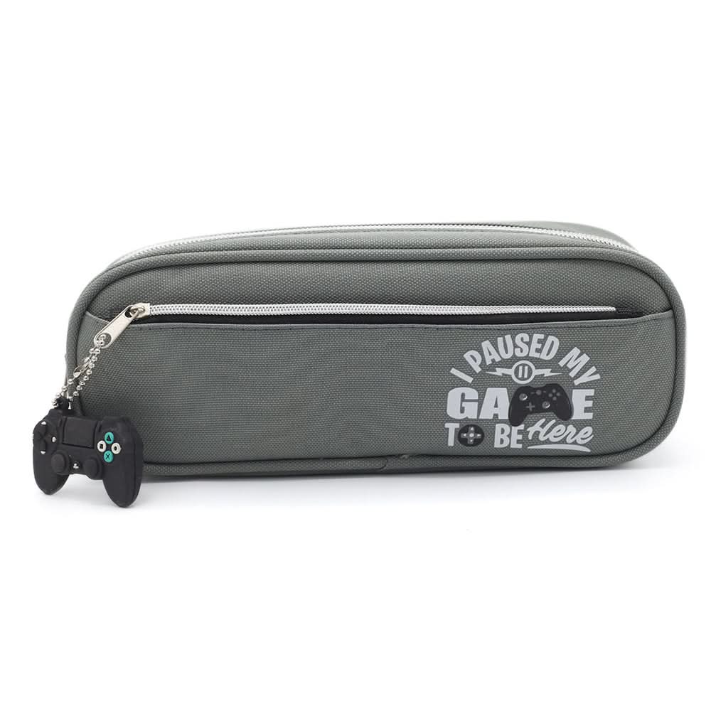 Pencil Pouch - Grey, Pencil Boxes & Stationery Sets, Chase Value, Chase Value