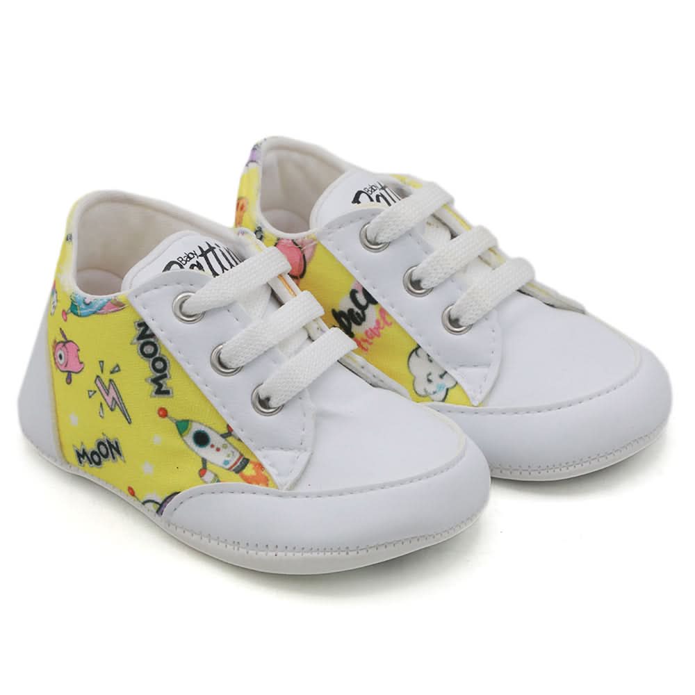 Newborn Unisex Booties Shoes - Yellow, Newborn Caps, Shoes & Socks, Chase Value, Chase Value