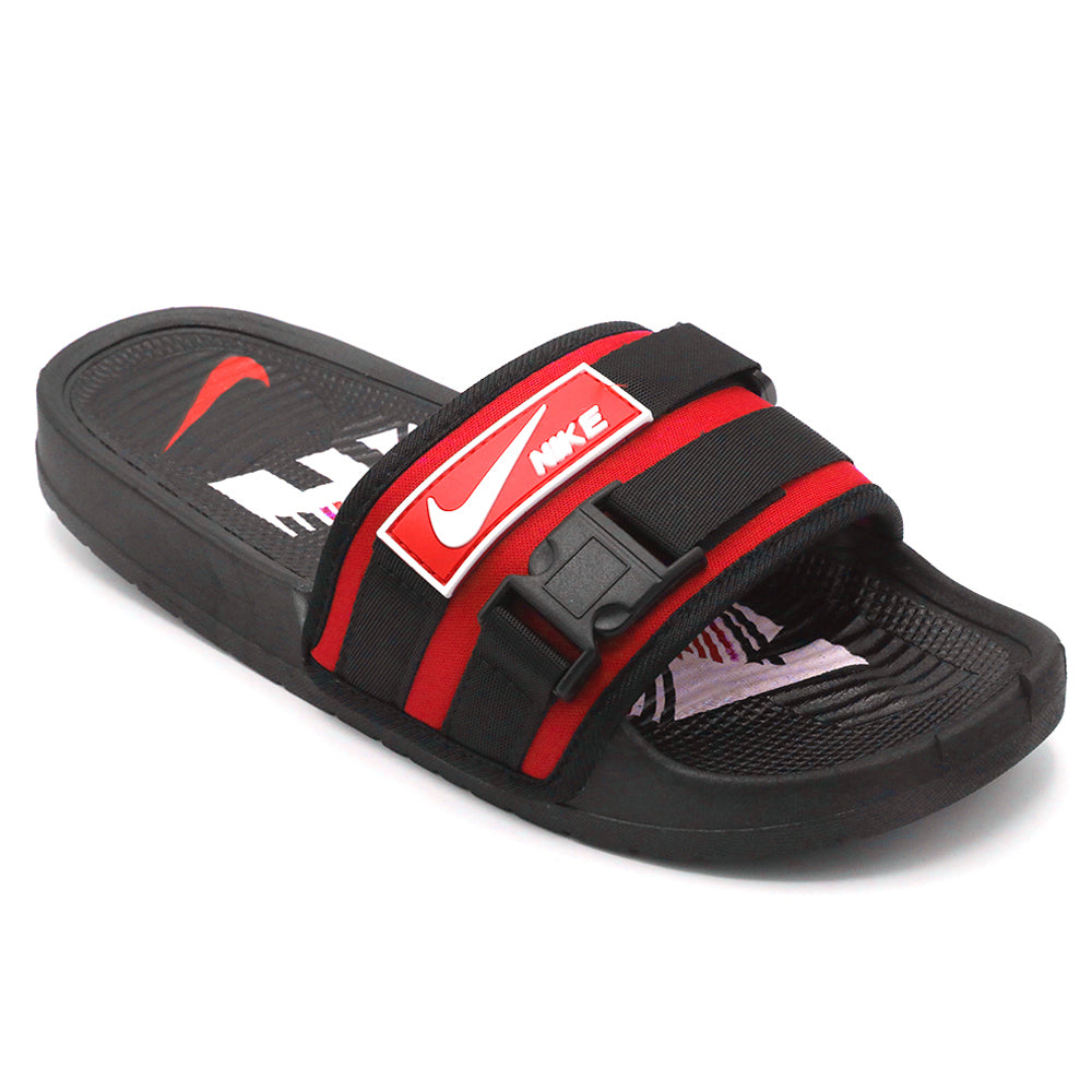 Men's Slider - Red, Men's Slippers, Chase Value, Chase Value