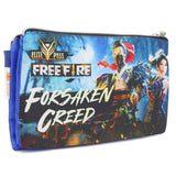 Pencil Pouch Three Zipper - Blue, Pencil Boxes & Stationery Sets, Chase Value, Chase Value