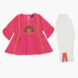 Girls Half Sleeves Suit - Pink, Girls Suits, Chase Value, Chase Value