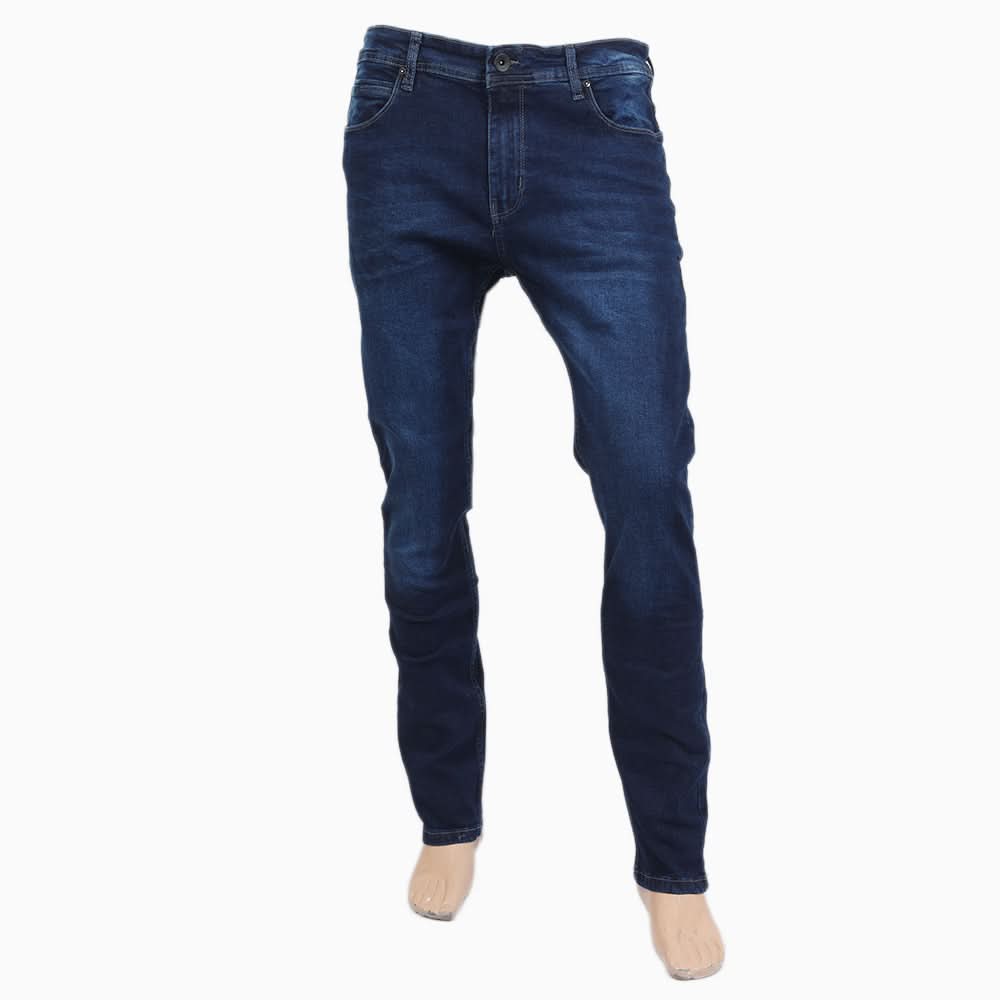 Men's Denim Pant - Navy Blue, Men's Casual Pants & Jeans, Chase Value, Chase Value