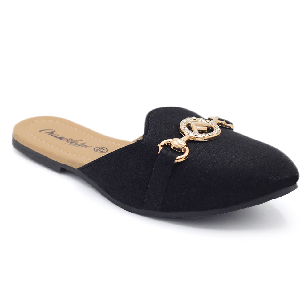 Girls Slipper - Black, Girls Slippers, Chase Value, Chase Value