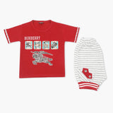 Boys Half Sleeves Suit - Maroon, Boys Sets & Suits, Chase Value, Chase Value