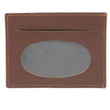 Leather Card Holder - Brown, Men, Wallets, Chase Value, Chase Value