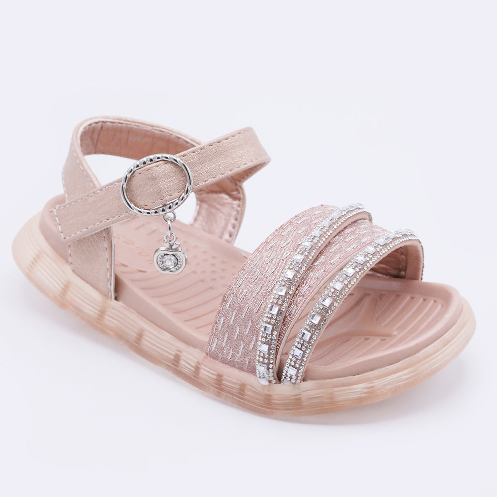Girls Sandal - Peach, Girls Sandals, Chase Value, Chase Value