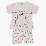 Newborn Girls Half Sleeves Suit - Pink, Newborn Girls Sets & Suits, Chase Value, Chase Value