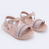 Girls Sandal - Peach, Girls Sandals, Chase Value, Chase Value