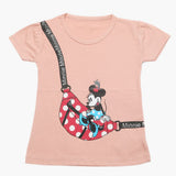Girls Half Sleeves T-Shirt - Tea Pink, Girls T-Shirts, Chase Value, Chase Value