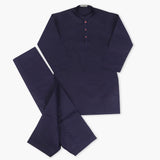 Boys Mashriq Shalwar Suit - Navy Blue, Boys Shalwar Kameez, Chase Value, Chase Value