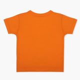 Newborn Boys Half Sleeves T-Shirt - Orange, Newborn Boys Shirts & T-Shirts, Chase Value, Chase Value