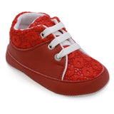 Newborn Girls Booties Shoes - Red, Newborn Caps, Shoes & Socks, Chase Value, Chase Value