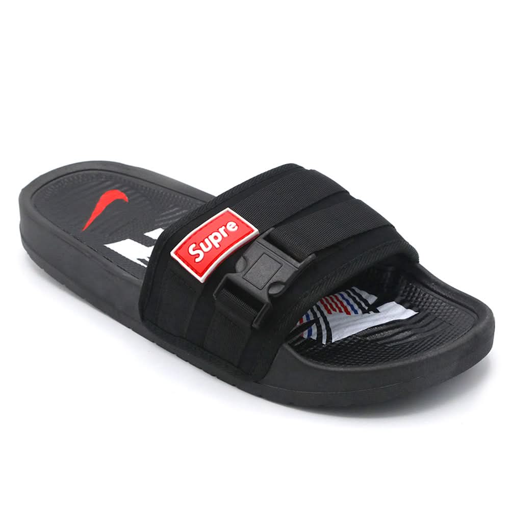 Men's Slider - Black, Men's Slippers, Chase Value, Chase Value