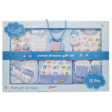 Newborn Gift Set 12Pcs - Blue, Kids, Gift Set, Chase Value, Chase Value