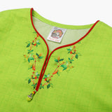 Girls Half Sleeves Tights Suit - Green, Girls Suits, Chase Value, Chase Value