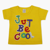 Newborn Boys Half Sleeves T-Shirt - Yellow, Newborn Boys Shirts & T-Shirts, Chase Value, Chase Value