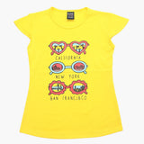 Boys Half Sleeves T-Shirt - Yellow, Boys T-Shirts, Chase Value, Chase Value