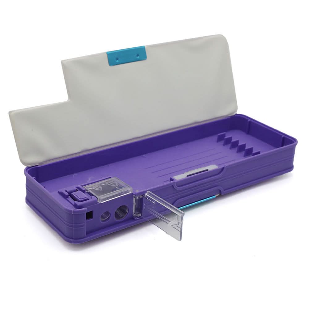 Pencil Box - Purple, Pencil Boxes & Stationery Sets, Chase Value, Chase Value