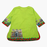 Girls Half Sleeves Tights Suit - Green, Girls Suits, Chase Value, Chase Value