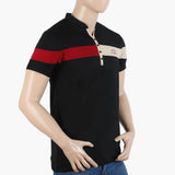 Men's Half Sleeves Polo T-Shirt - Black, Men's T-Shirts & Polos, Chase Value, Chase Value