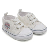 Newborn Girls Booties Shoes - White, Newborn Caps, Shoes & Socks, Chase Value, Chase Value