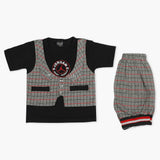 Boys Half Sleeves Suit - Black, Boys Sets & Suits, Chase Value, Chase Value