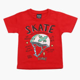 Boys Half Sleeves T-Shirt - Red, Boys T-Shirts, Chase Value, Chase Value